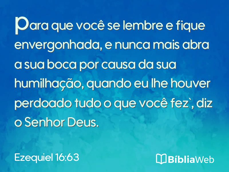 Ezequiel 16:63 em imagem para compartilhar