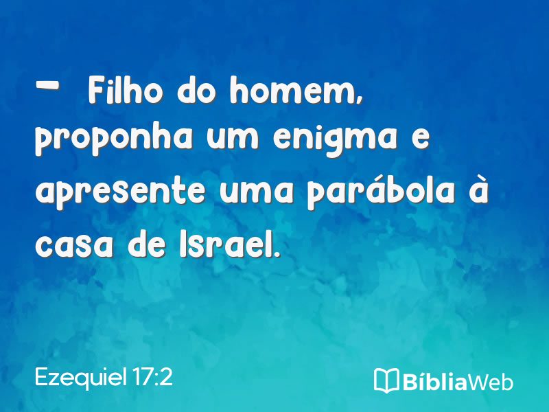 Ezequiel 17:2 em imagem para compartilhar
