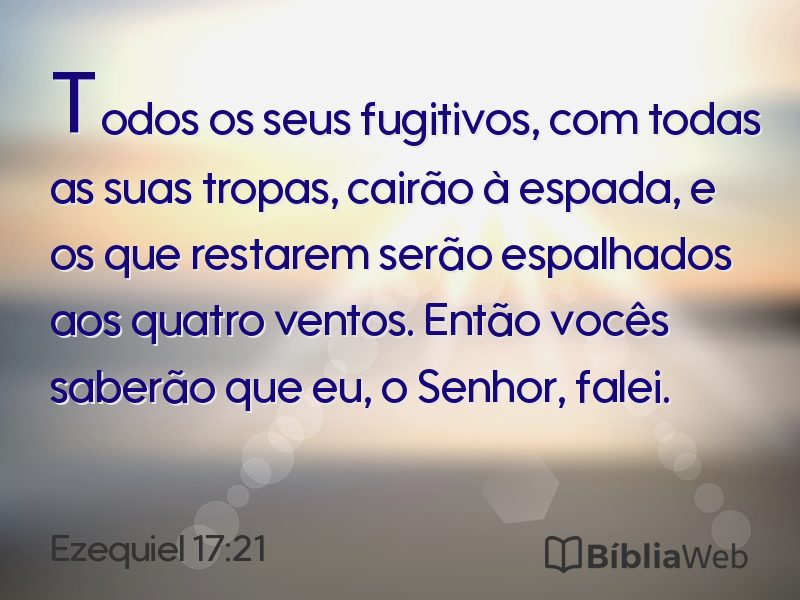 Ezequiel 17:21 em imagem para compartilhar