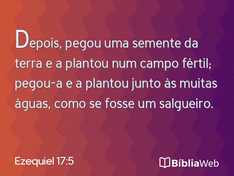 Ezequiel 17:5 em imagem para compartilhar