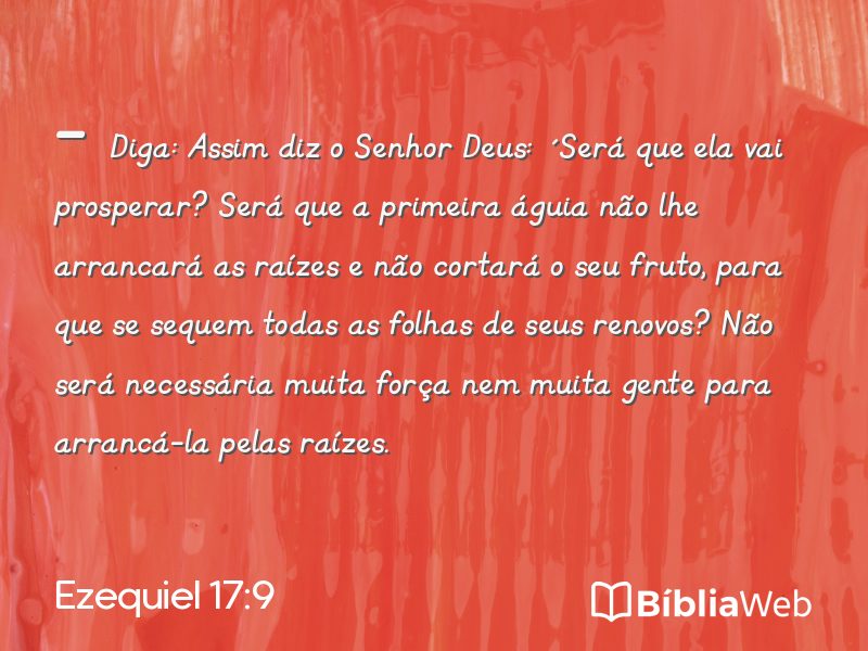 Ezequiel 17:9 em imagem para compartilhar