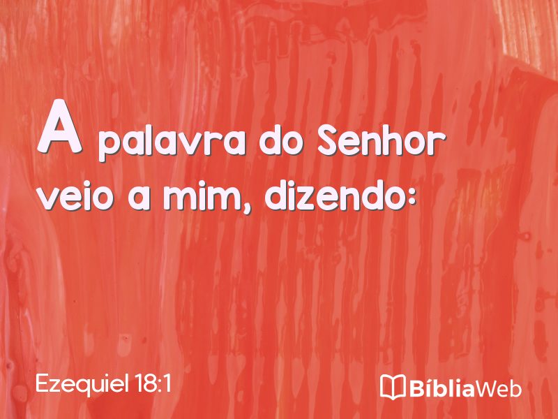 Ezequiel 18:1 em imagem para compartilhar