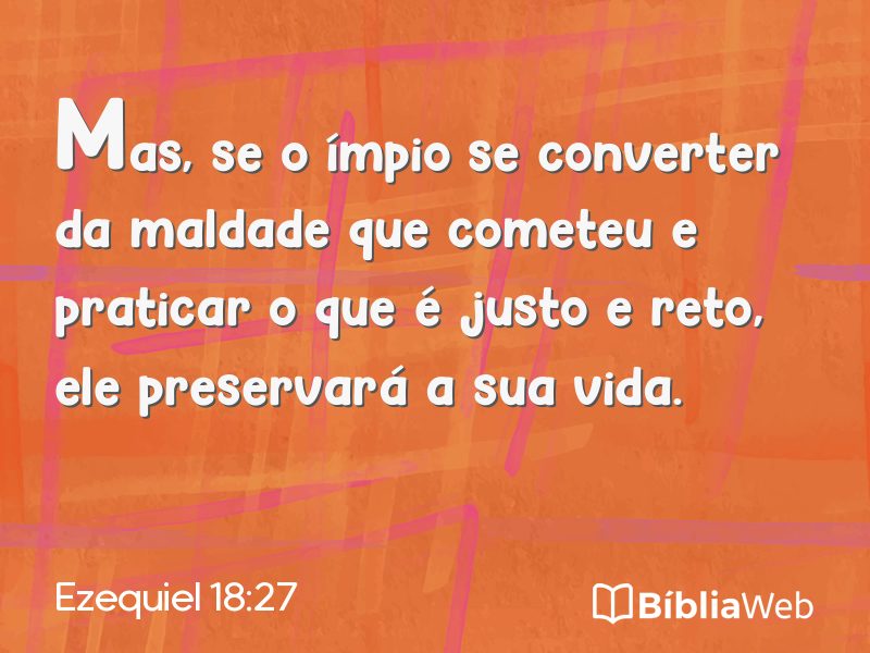 Ezequiel 18:27 em imagem para compartilhar