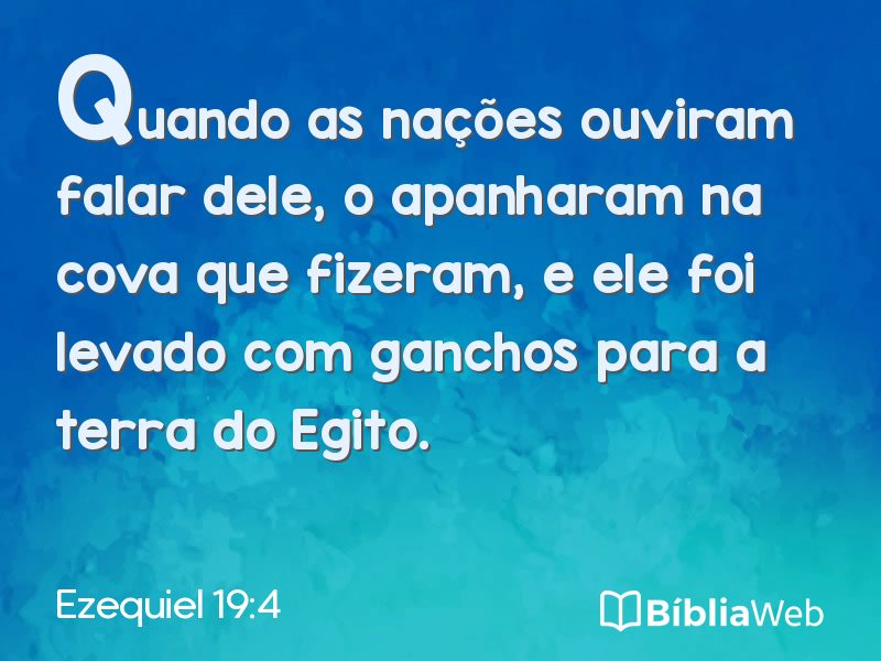 Ezequiel 19:4 em imagem para compartilhar