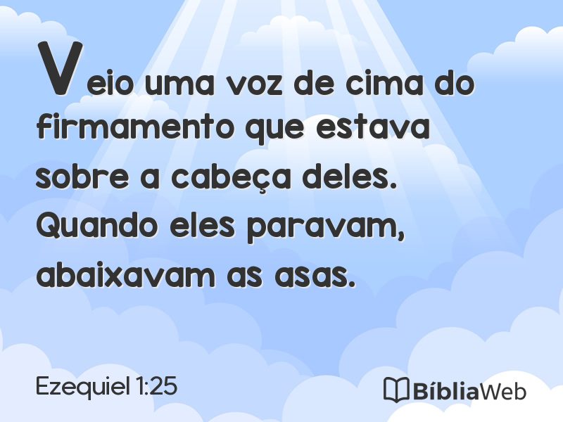 Ezequiel 1:25 em imagem para compartilhar