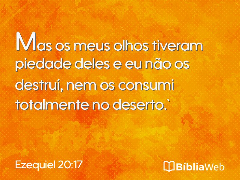 Ezequiel 20:17 em imagem para compartilhar
