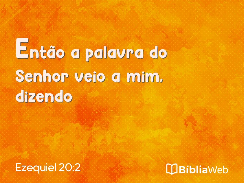 Ezequiel 20:2 em imagem para compartilhar