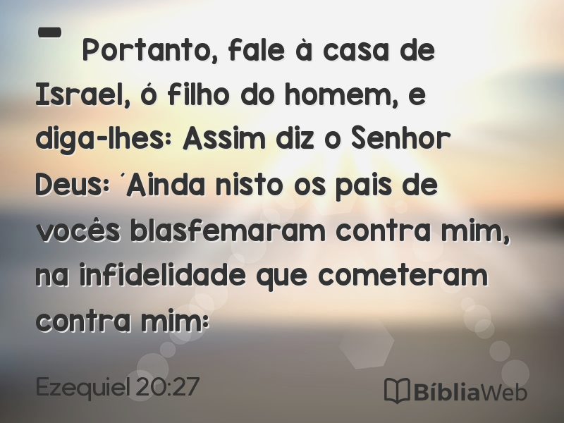 Ezequiel 20:27 em imagem para compartilhar