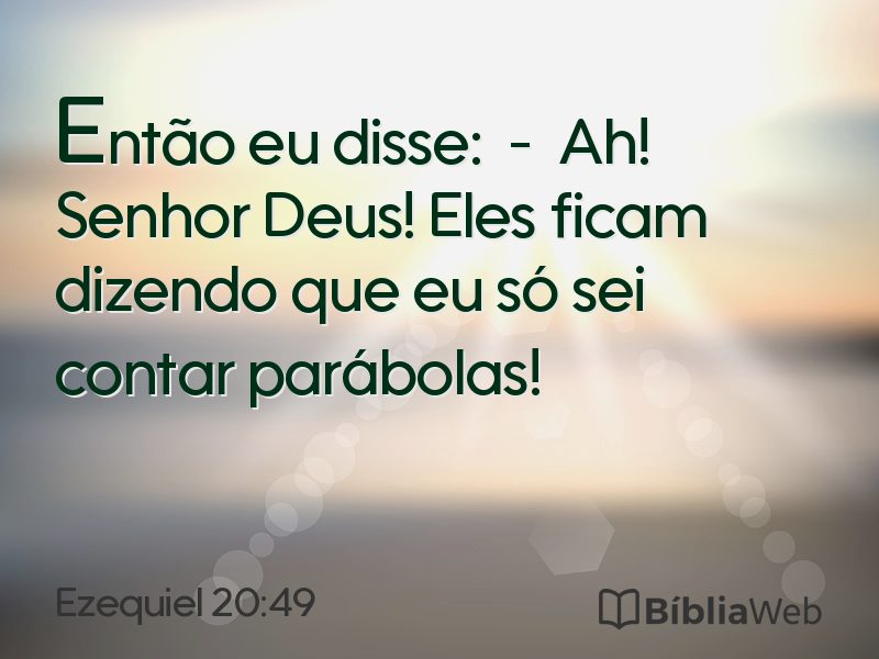 Ezequiel 20:49 em imagem para compartilhar