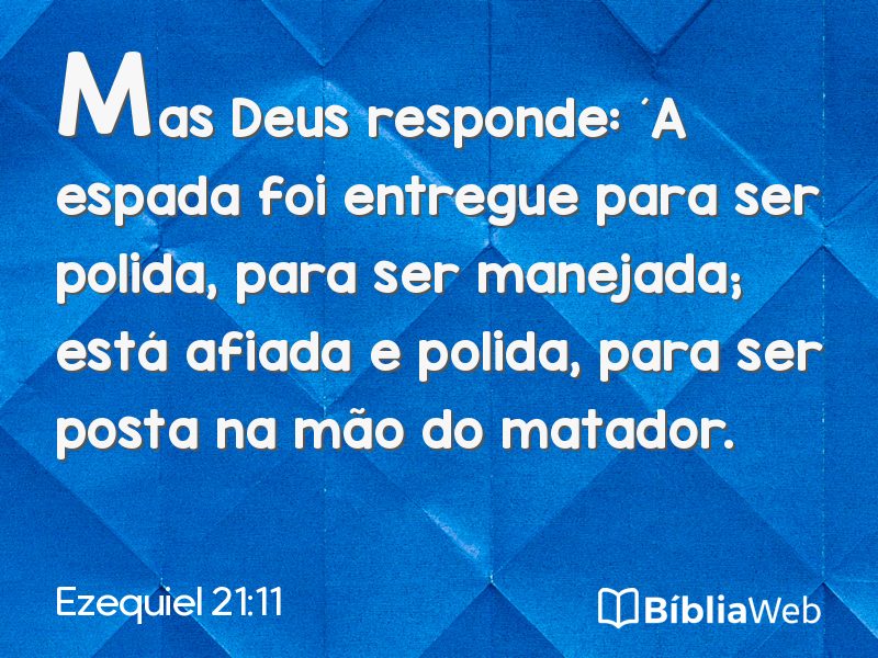 Ezequiel 21:11 em imagem para compartilhar