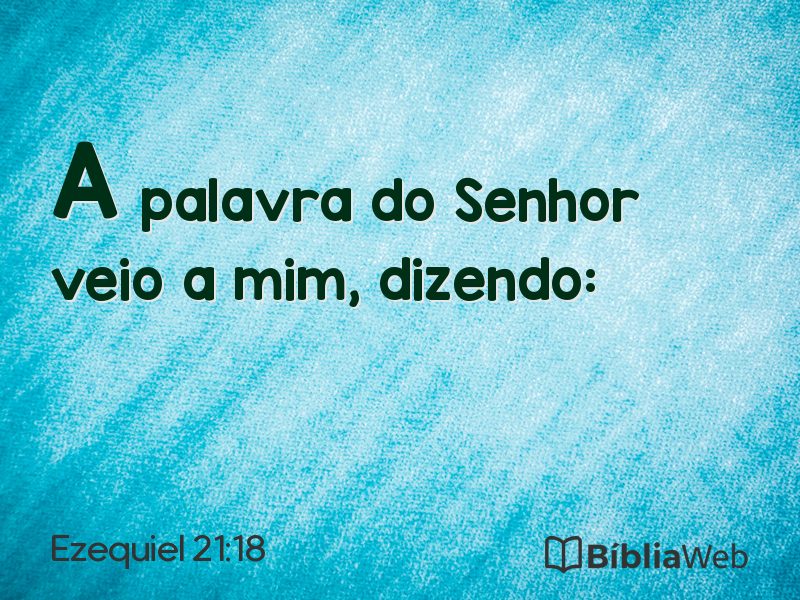 Ezequiel 21:18 em imagem para compartilhar