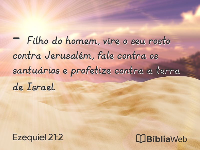 Ezequiel 21:2 em imagem para compartilhar
