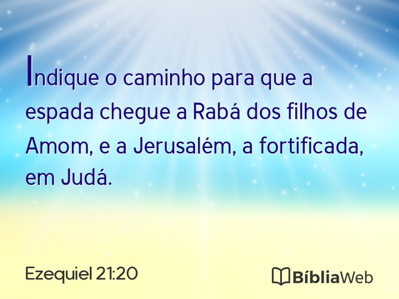Ezequiel 21:20 em imagem para compartilhar