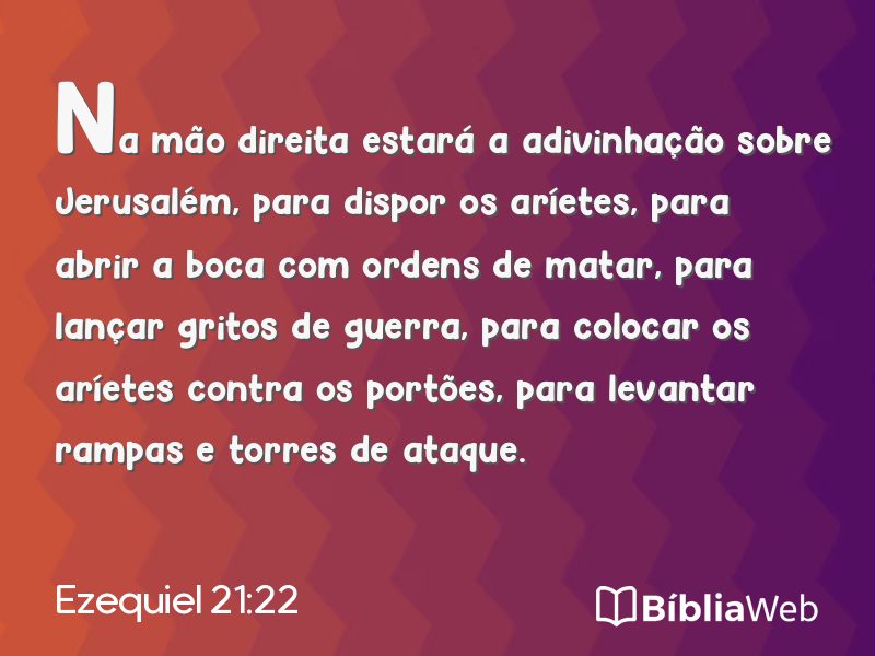 Ezequiel 21:22 em imagem para compartilhar