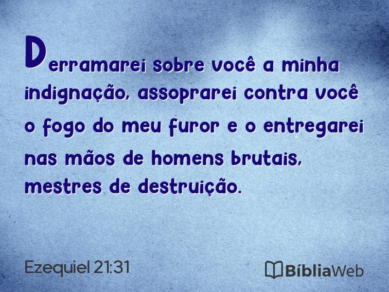 Ezequiel 21:31 em imagem para compartilhar