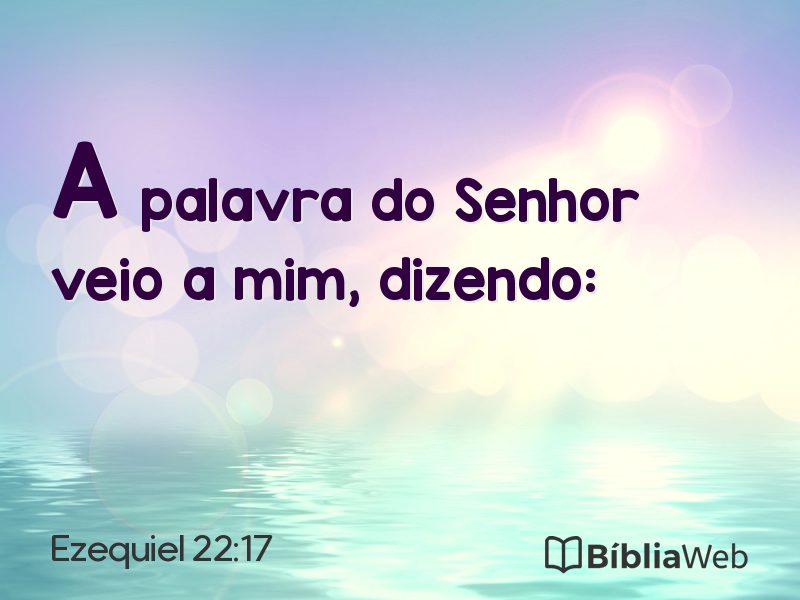Ezequiel 22:17 em imagem para compartilhar