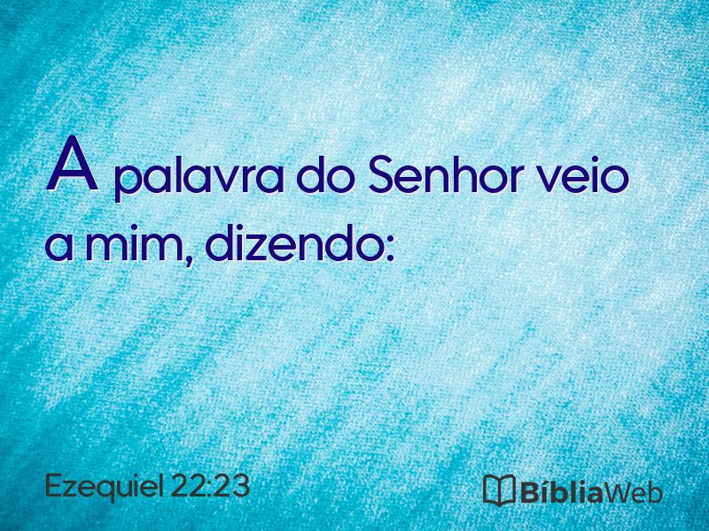 Ezequiel 22:23 em imagem para compartilhar