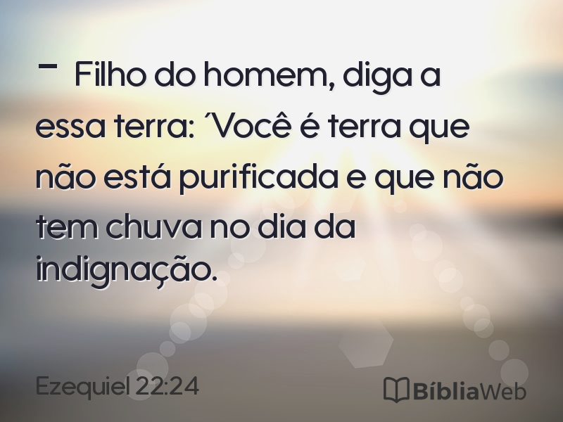 Ezequiel 22:24 em imagem para compartilhar