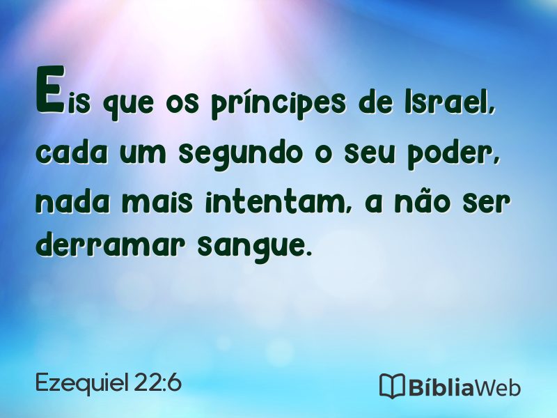Ezequiel 22:6 em imagem para compartilhar