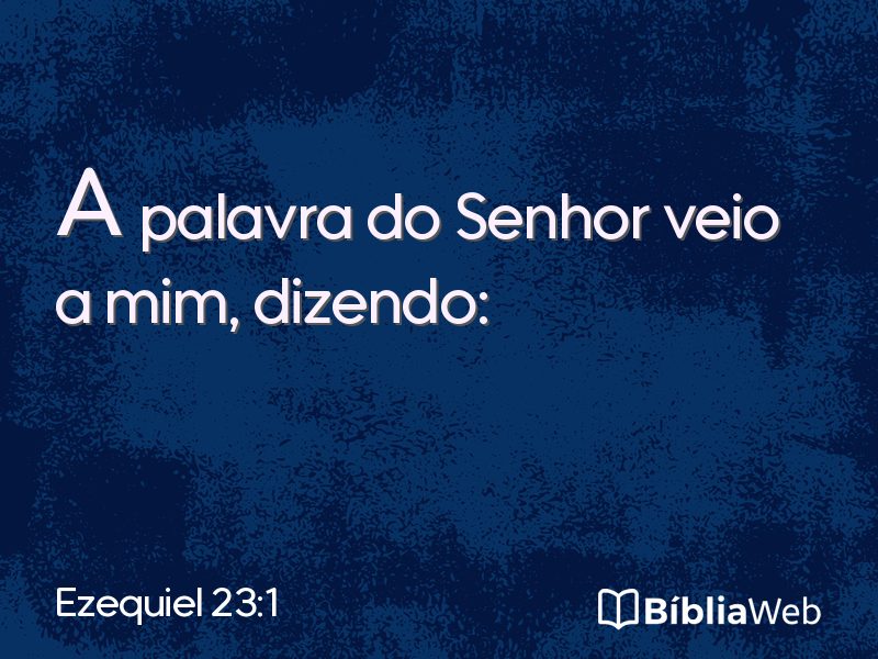 Ezequiel 23:1 em imagem para compartilhar