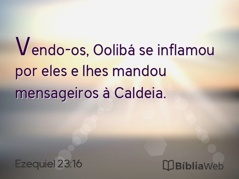 Ezequiel 23:16 em imagem para compartilhar