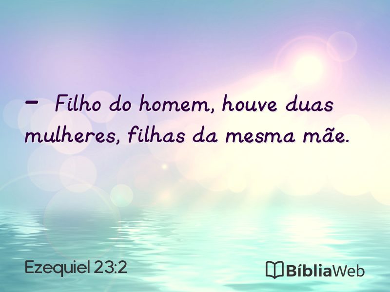 Ezequiel 23:2 em imagem para compartilhar