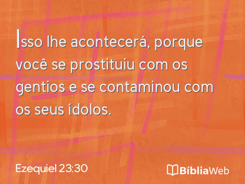 Ezequiel 23:30 em imagem para compartilhar