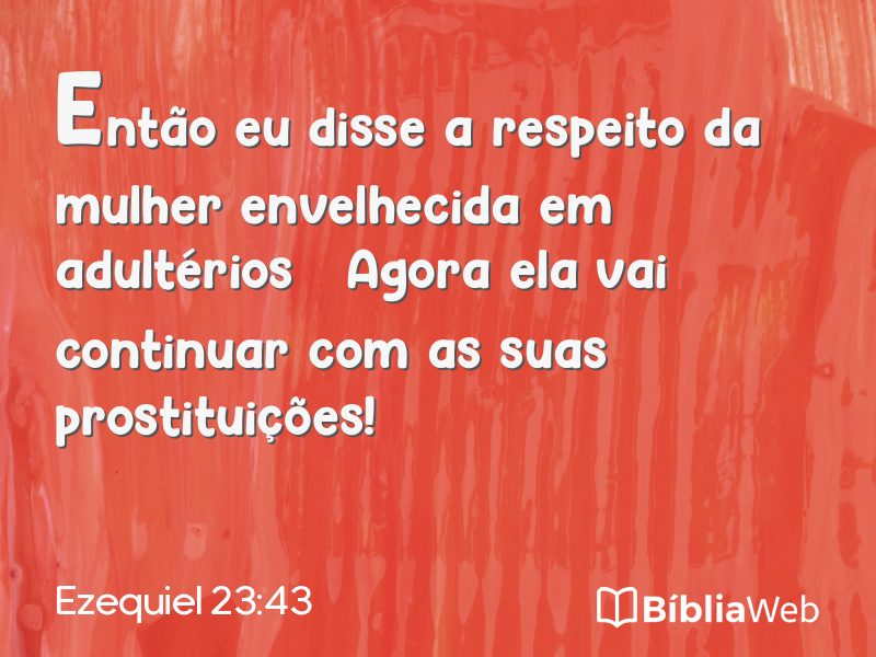 Ezequiel 23:43 em imagem para compartilhar
