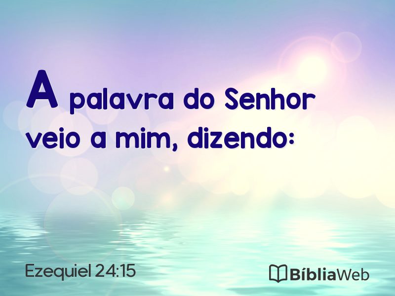 Ezequiel 24:15 em imagem para compartilhar