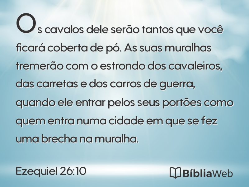 Ezequiel 26:10 em imagem para compartilhar