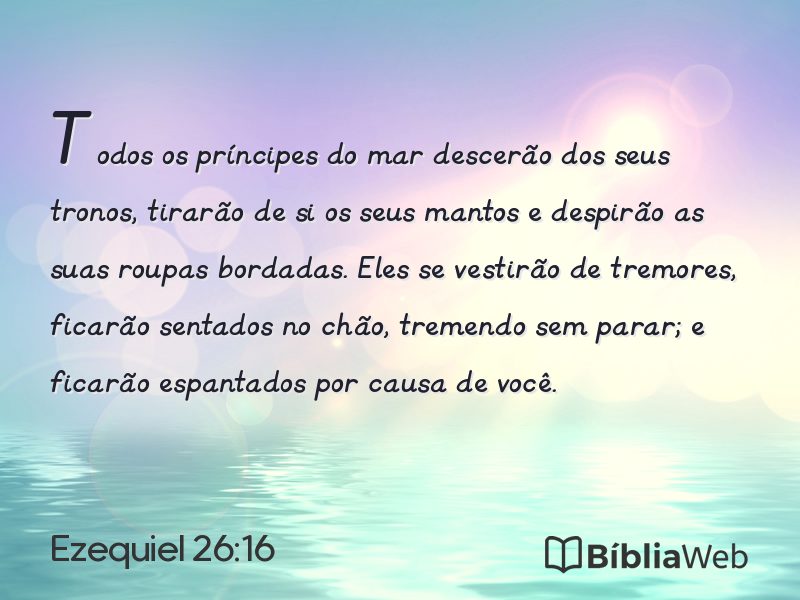 Ezequiel 26:16 em imagem para compartilhar