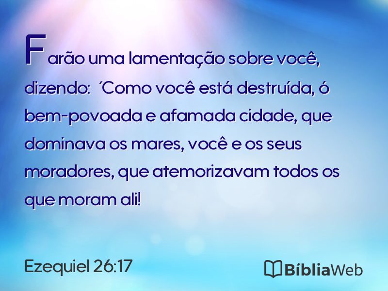 Ezequiel 26:17 em imagem para compartilhar