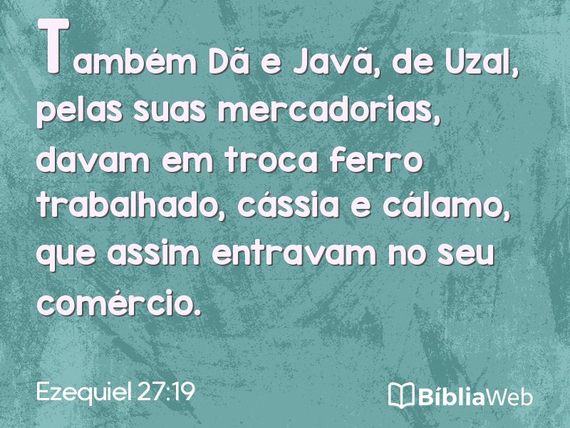 Ezequiel 27:19 em imagem para compartilhar