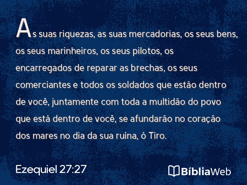 Ezequiel 27:27 em imagem para compartilhar