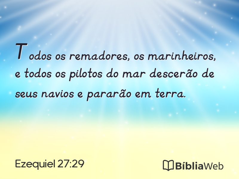 Ezequiel 27:29 em imagem para compartilhar