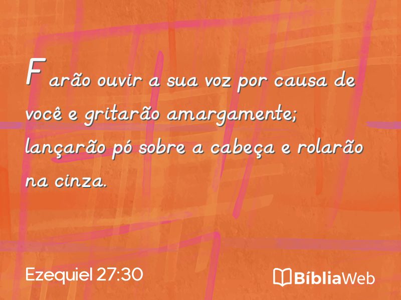 Ezequiel 27:30 em imagem para compartilhar