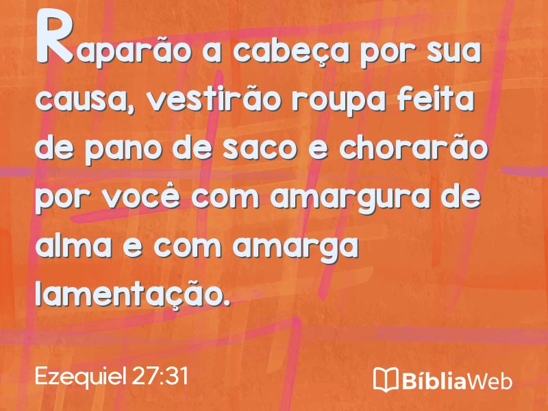 Ezequiel 27:31 em imagem para compartilhar