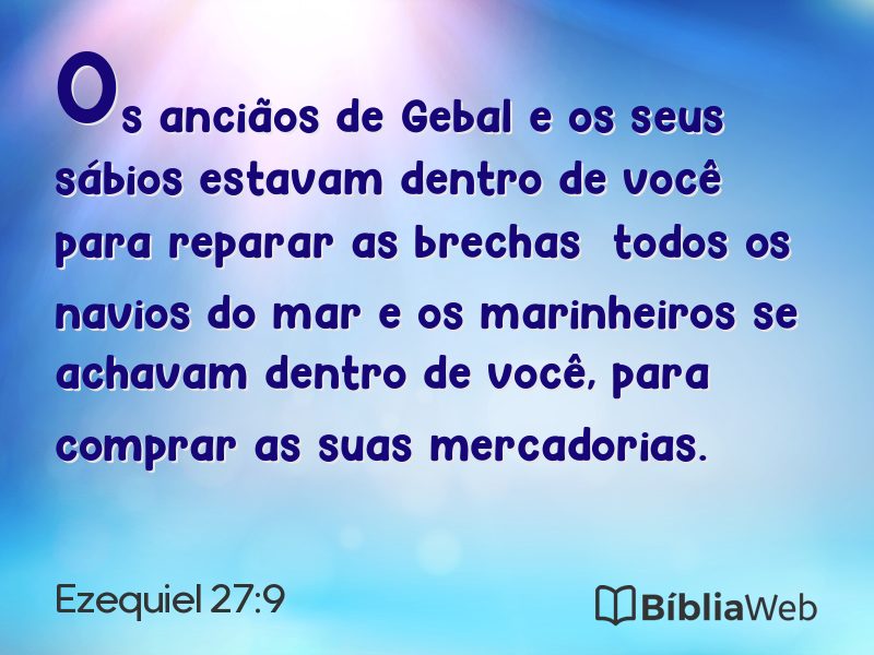 Ezequiel 27:9 em imagem para compartilhar