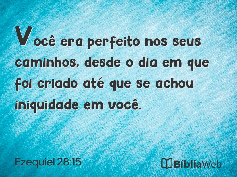 Ezequiel 28:15 em imagem para compartilhar
