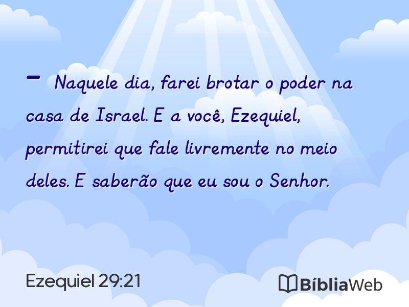 Ezequiel 29:21 em imagem para compartilhar