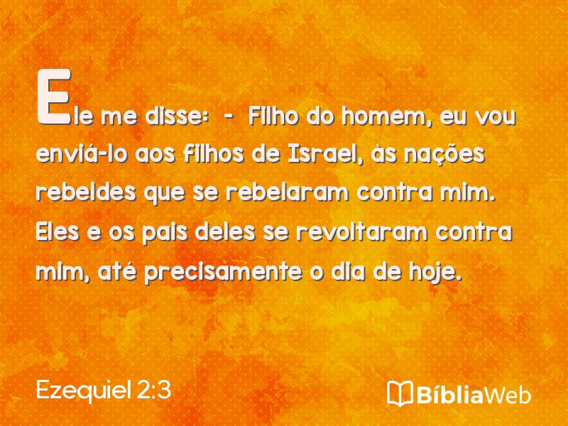 Ezequiel 2:3 em imagem para compartilhar