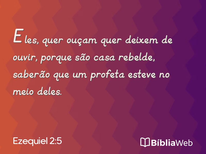 Ezequiel 2:5 em imagem para compartilhar