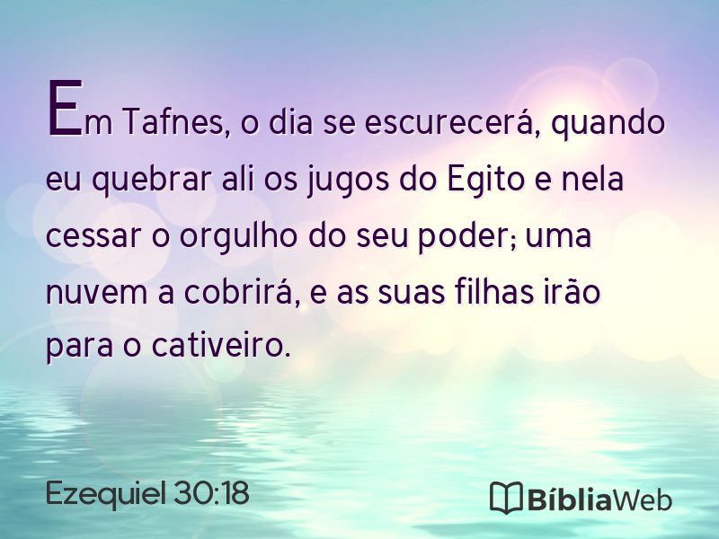 Ezequiel 30:18 em imagem para compartilhar