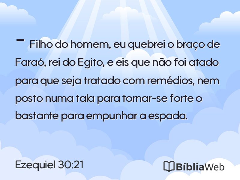 Ezequiel 30:21 em imagem para compartilhar