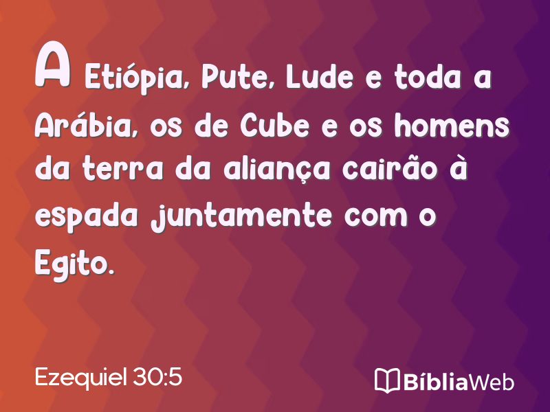 Ezequiel 30:5 em imagem para compartilhar