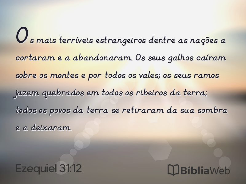 Ezequiel 31:12 em imagem para compartilhar