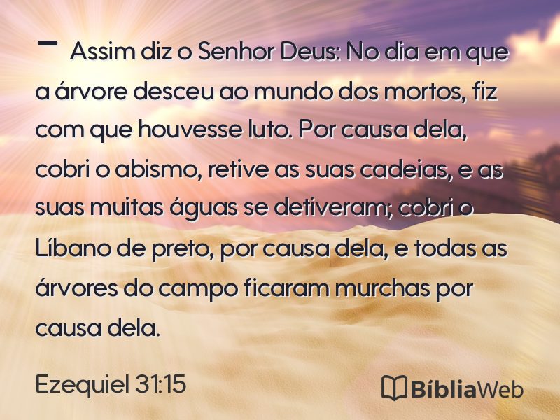 Ezequiel 31:15 em imagem para compartilhar