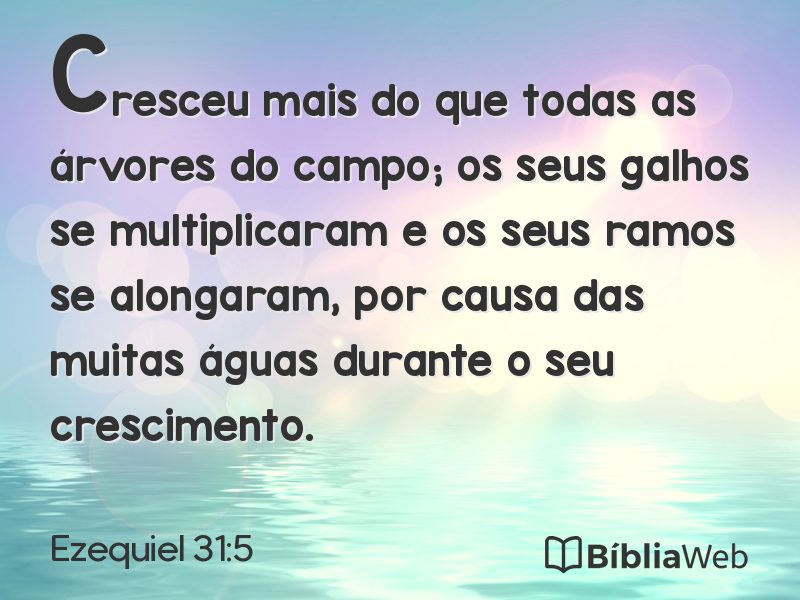 Ezequiel 31:5 em imagem para compartilhar