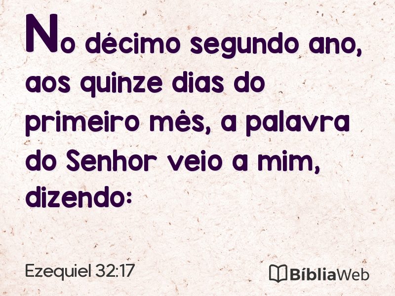 Ezequiel 32:17 em imagem para compartilhar