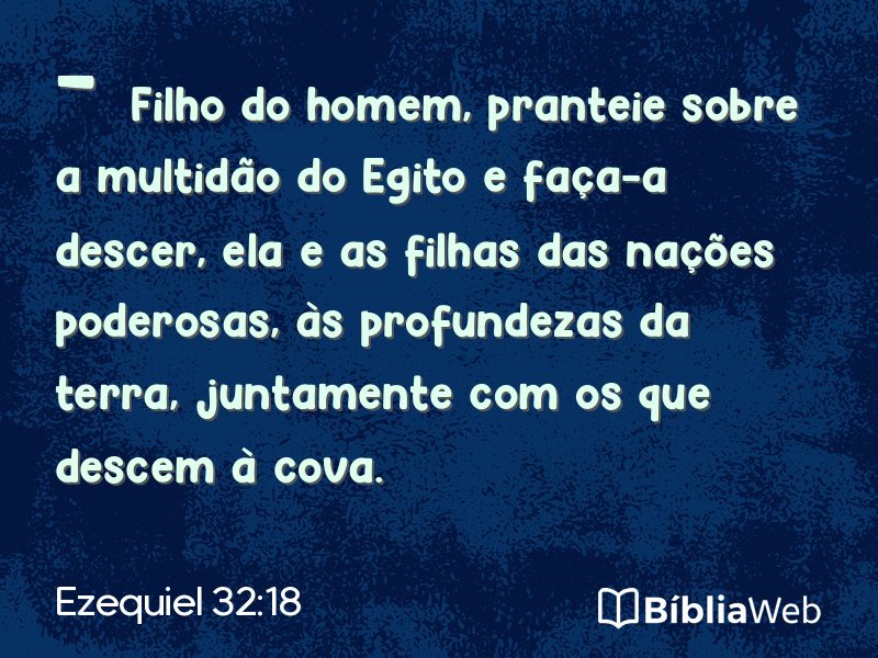 Ezequiel 32:18 em imagem para compartilhar